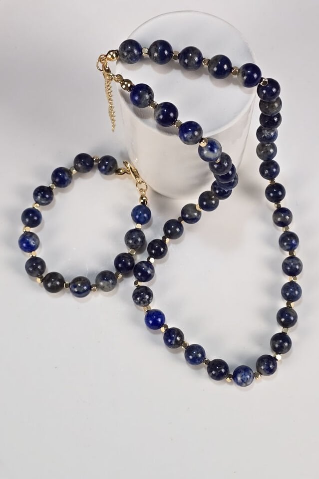 Lapis Lazuli Kolye (5.ve6.Çakra / Boğaz ve Üçüncü Göz Çakrası)