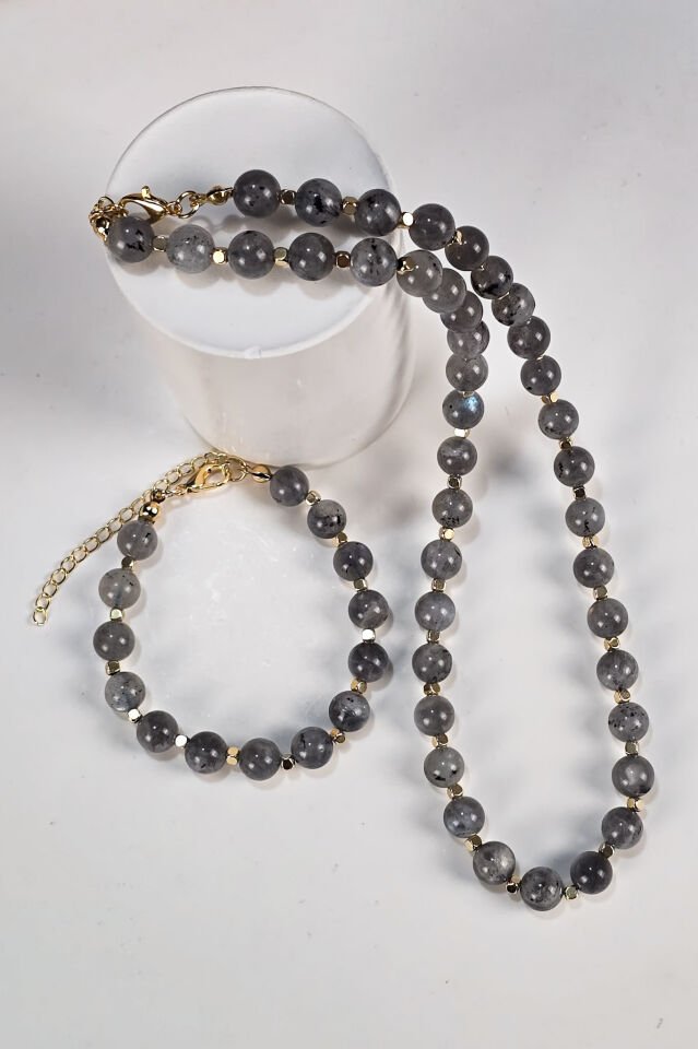 Labradorit Bileklik (3.Çakra/Solar Pleksus Çakra Taşı)