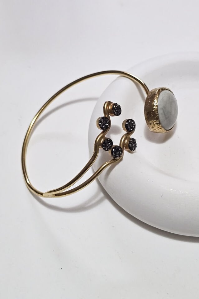 Howlite Flow Bileklik