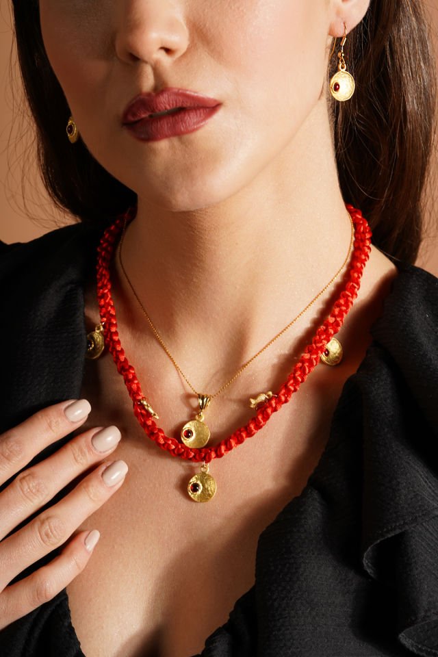 Bereket Kolye Küpe Set