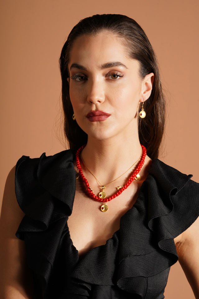 Bereket Kolye Küpe Set