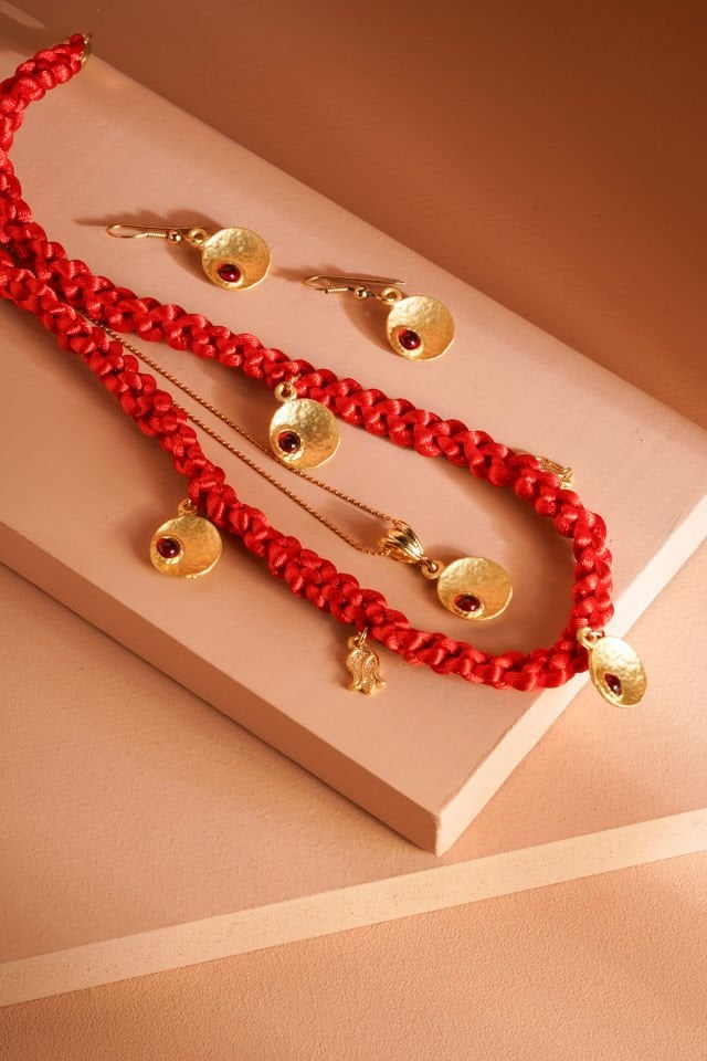 Bereket Kolye Küpe Set