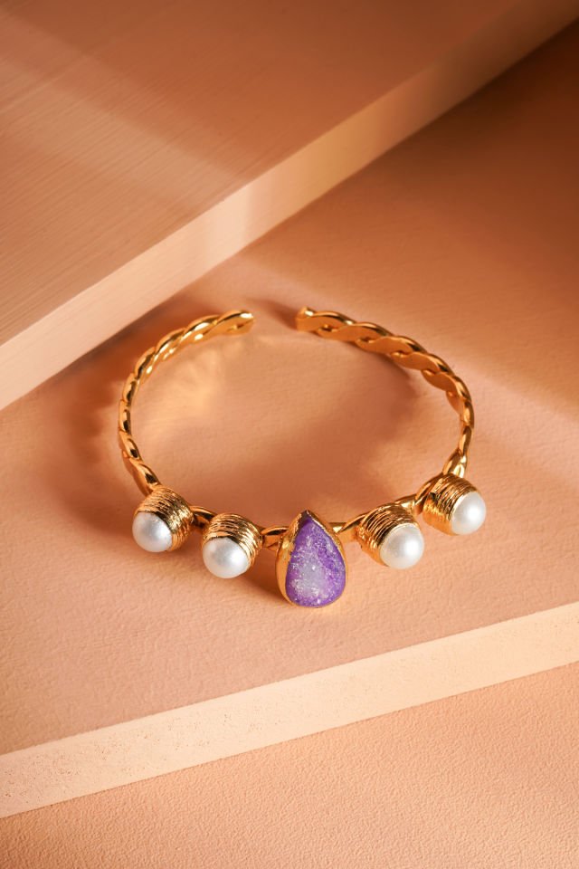 Ametist ve Sedefli Bileklik