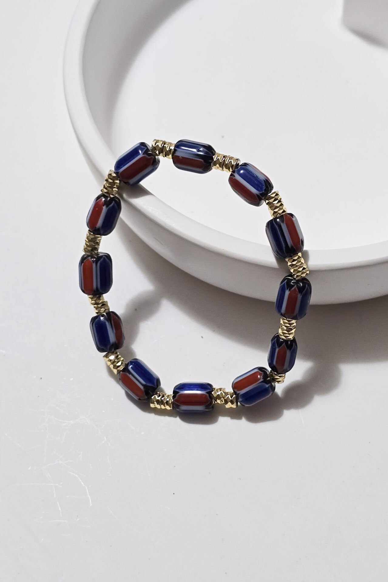 Amara Afrika Boncuklu Bileklik Mavi