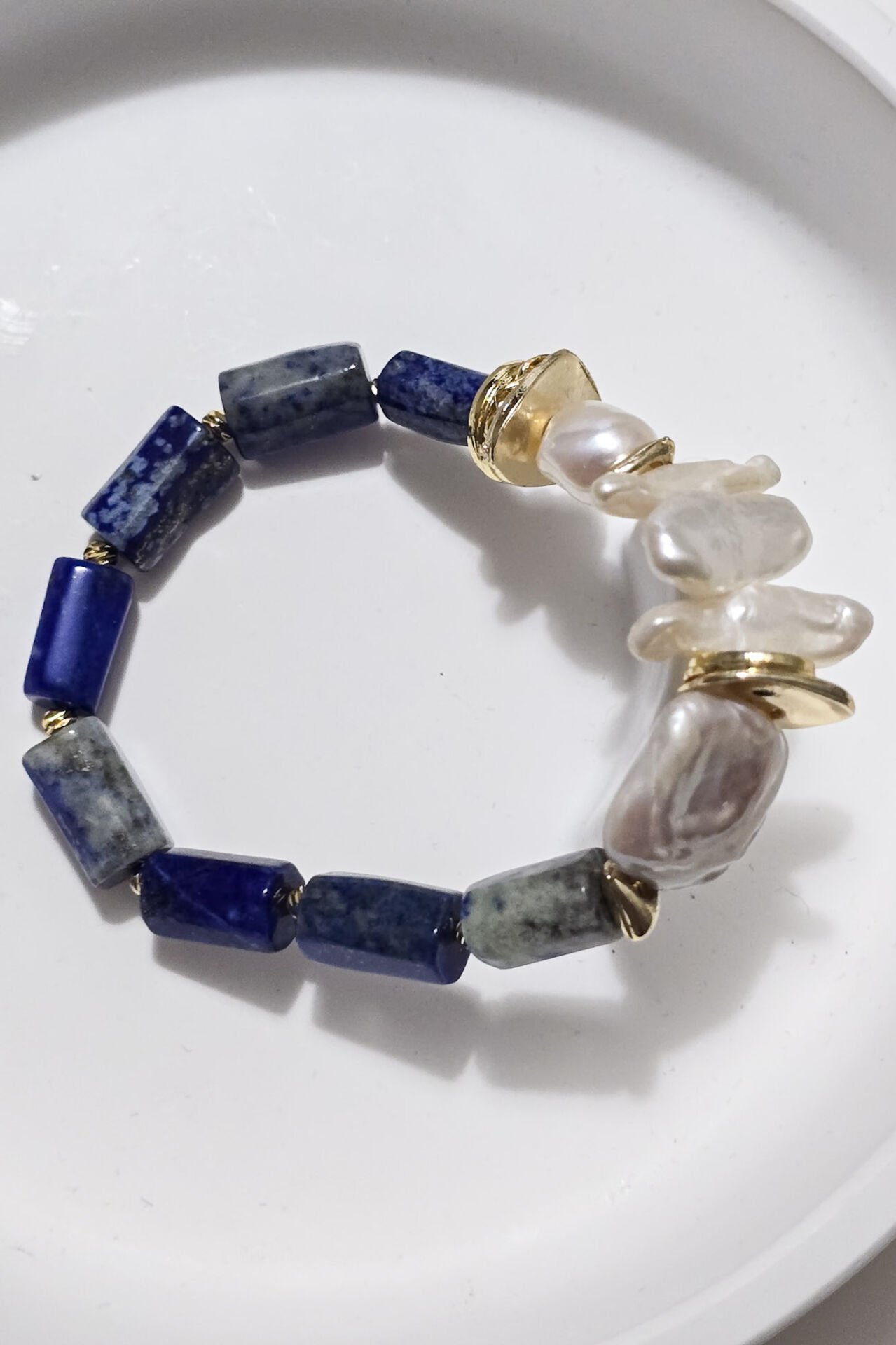 Aurora Lapis İnci Bileklik