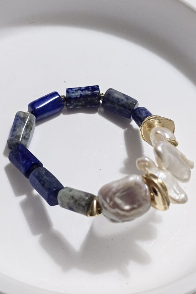 Aurora Lapis İnci Bileklik