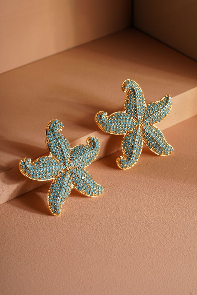 Deniz Yıldızı Küpe