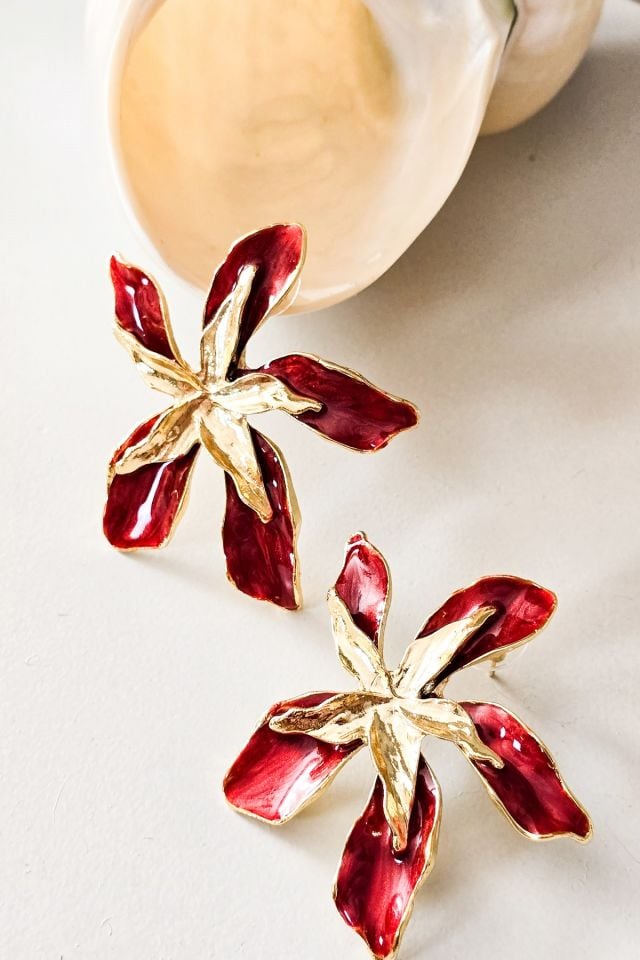 Kırmızı Bahar Küpe