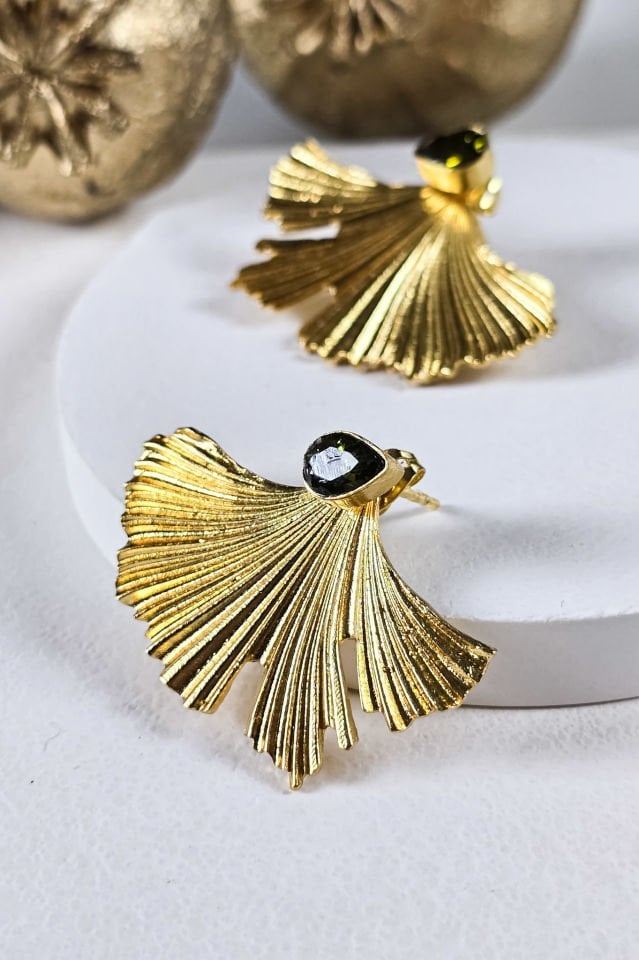 Ginko Kolye  Küpe Set