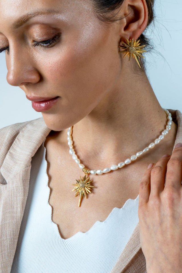 Kuzey Yıldızı Küpe