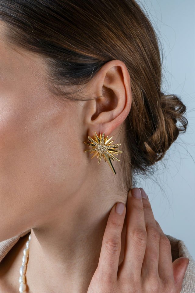 Kuzey Yıldızı Küpe