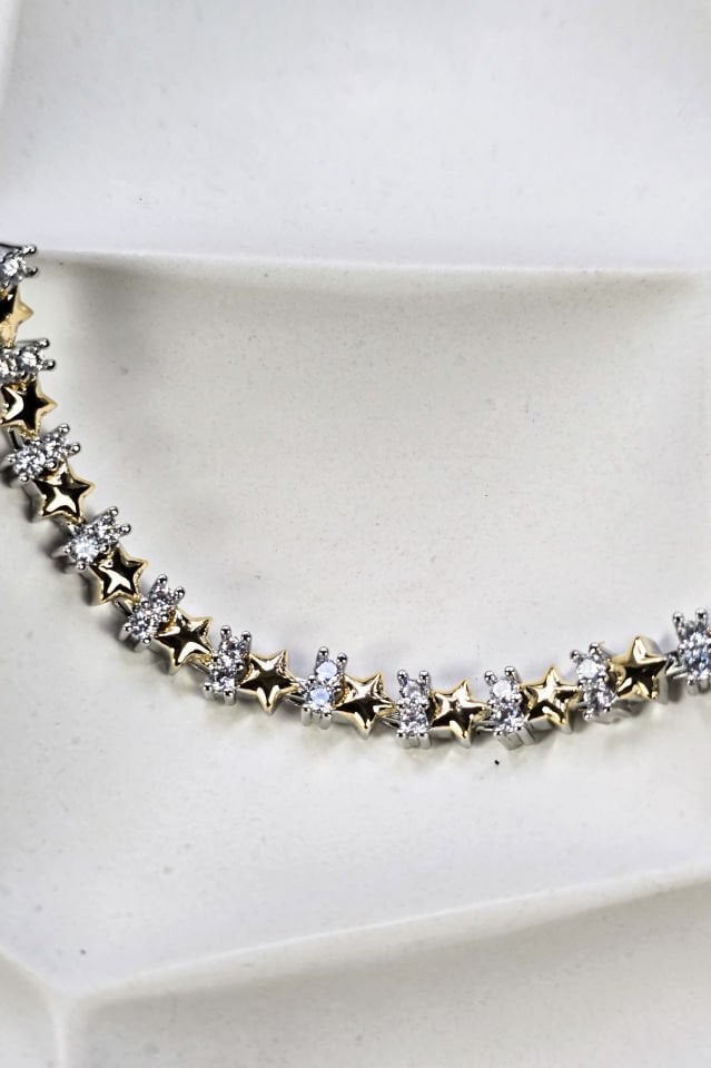 Taşlı Yıldız Kolye