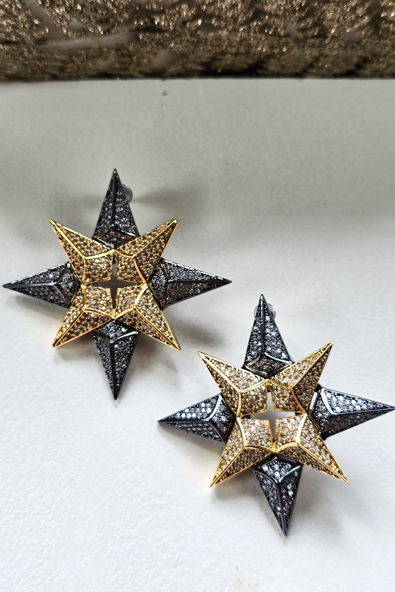 Yıldız Küpe Siyah