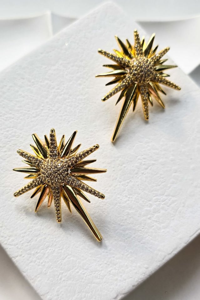 Kuzey Yıldızı Küpe Gold