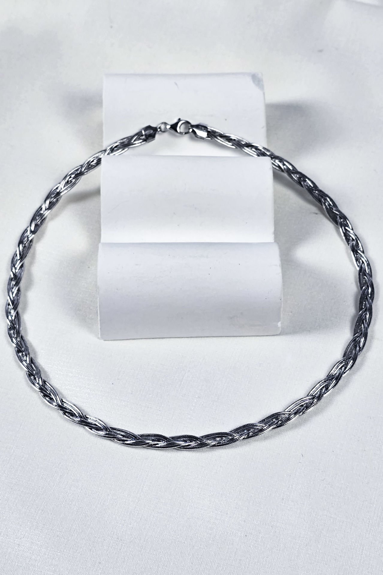 925 Ayar İtalyan Gümüş Örgü Kolye