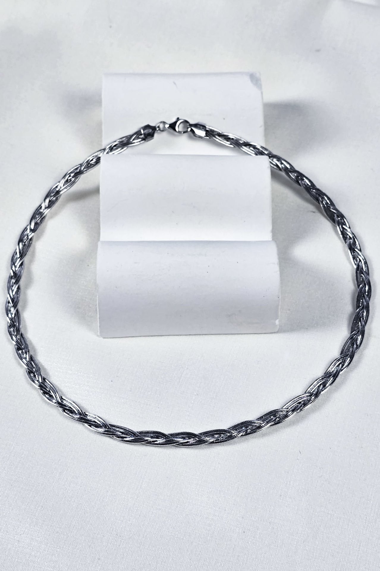 925 Ayar İtalyan Gümüş Örgü Kolye