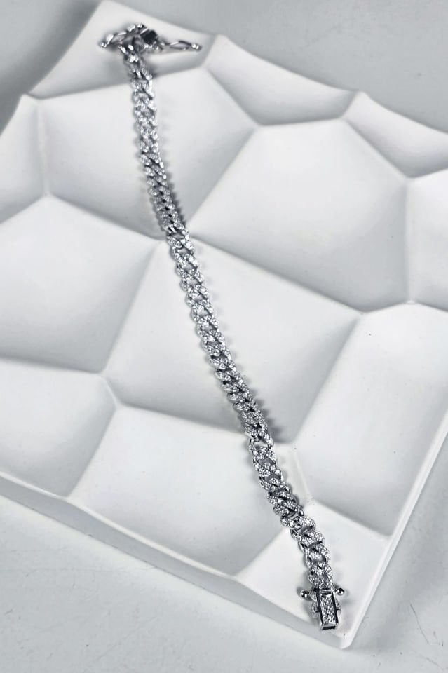 925 Ayar Gümüş Gourmet Bileklik