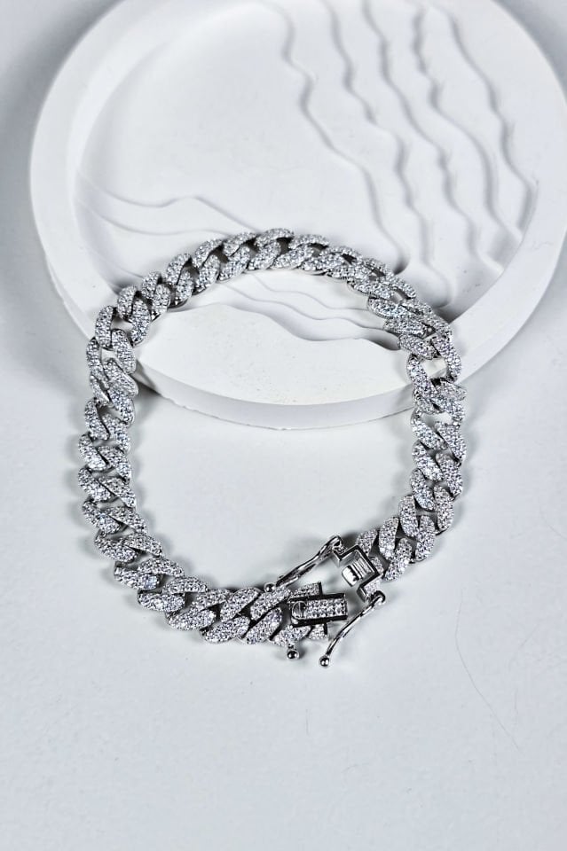 925 Ayar Gümüş Gourmet Bileklik Kalın