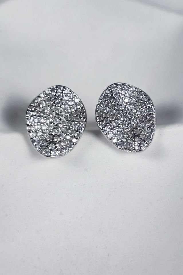 925 Ayar Gümüş Taşlı Küpe