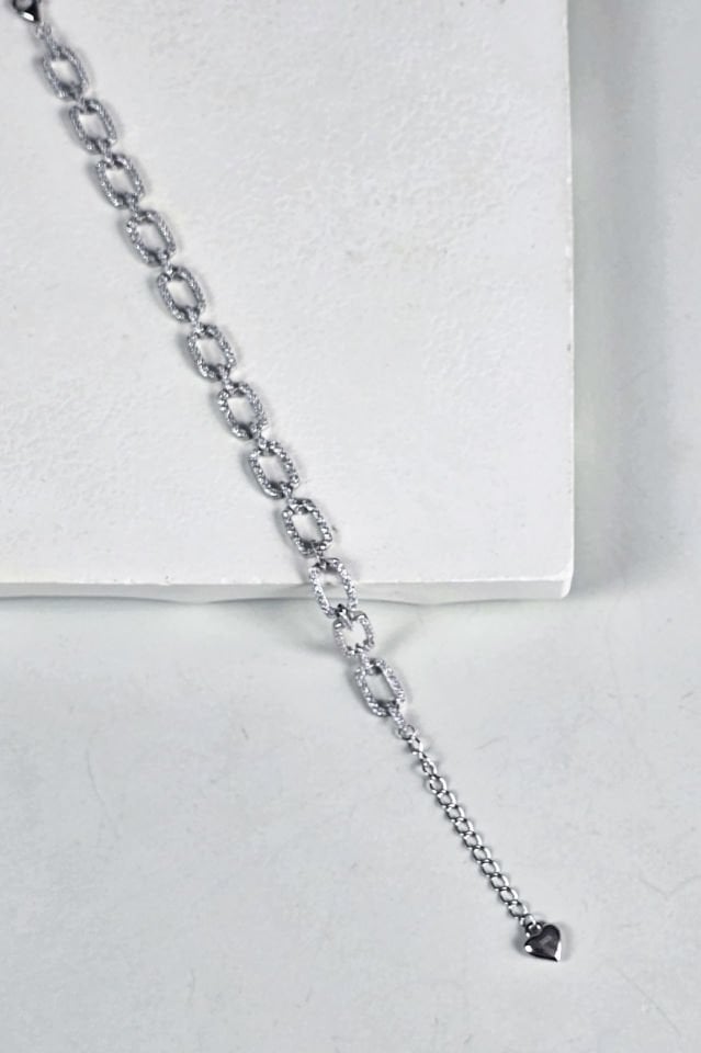 925 Ayar Gümüş Taşlı Halat Bileklik