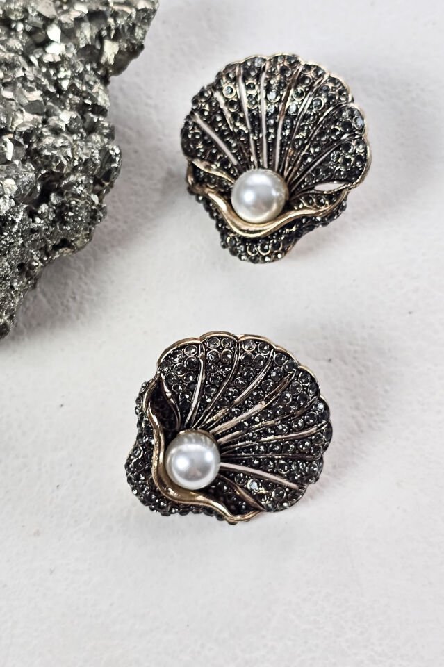 Oyster&Pearl Zirkon Taşlı Küpe
