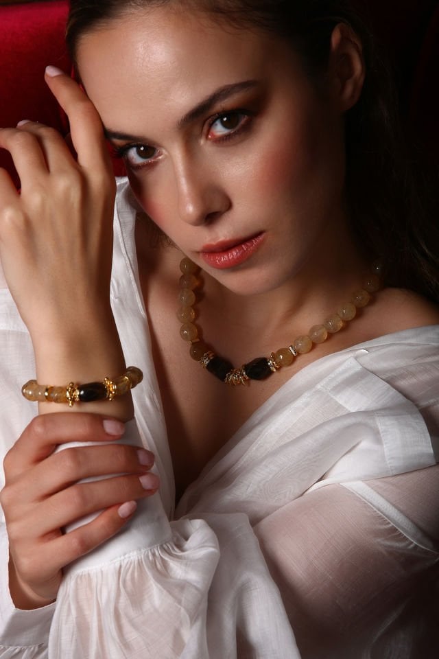 Sitrin Kolye (3.Çakra/Solar Pleksus Çakra Taşı)