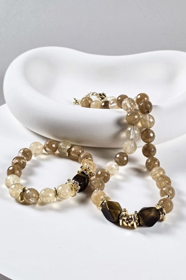 Sitrin Bileklik (3.Çakra/Solar Pleksus Çakra Taşı)