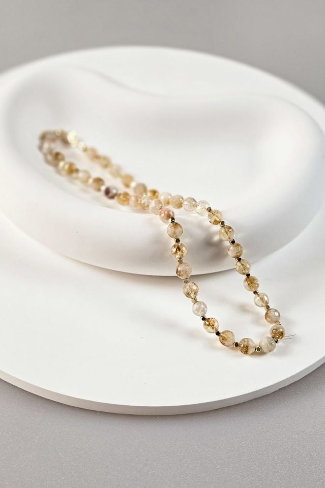 Sitrin Kolye (3.Çakra/Solar Pleksus Çakra Taşı)