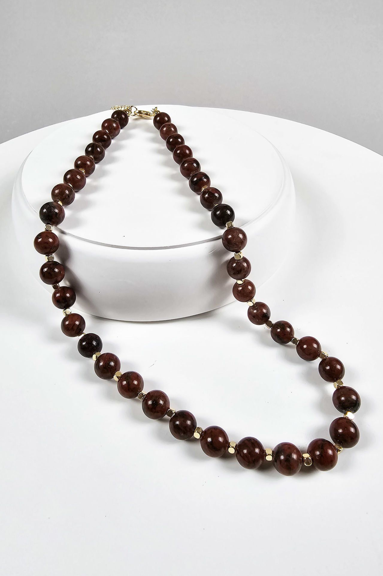 Kırmızı Jasper  Kolye (1.Çakra / Kök Çakra Taşı)