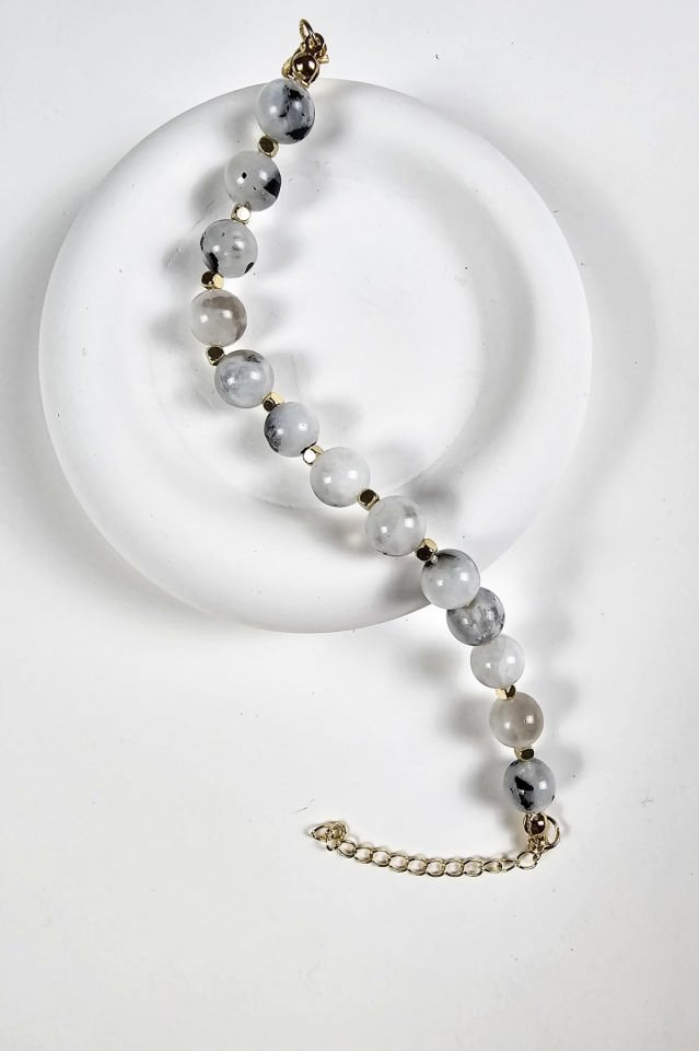 Ay Taşı Bileklik (2.Çakra/Sakral Çakra Taşı)