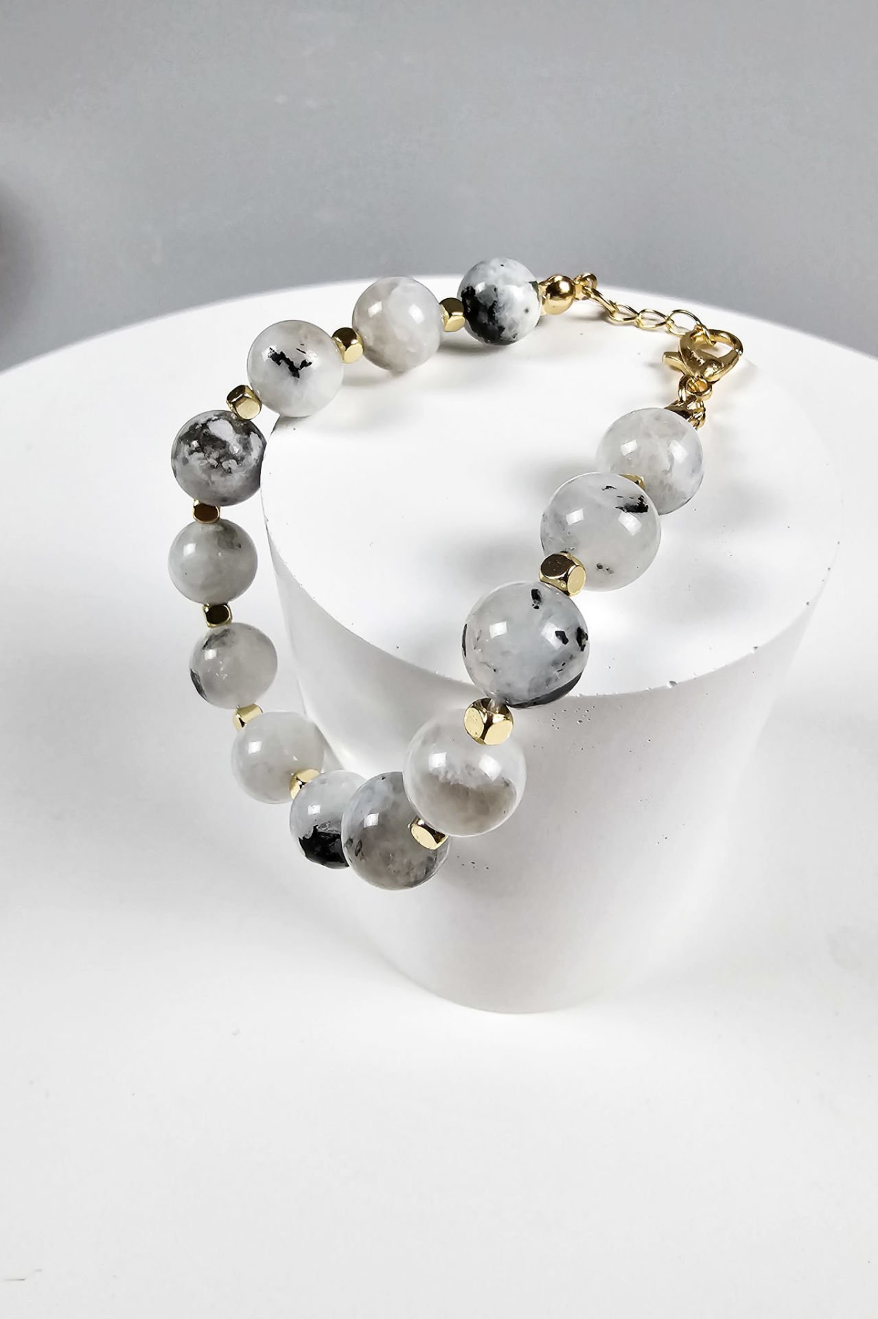 Ay Taşı Bileklik (2.Çakra/Sakral Çakra Taşı)