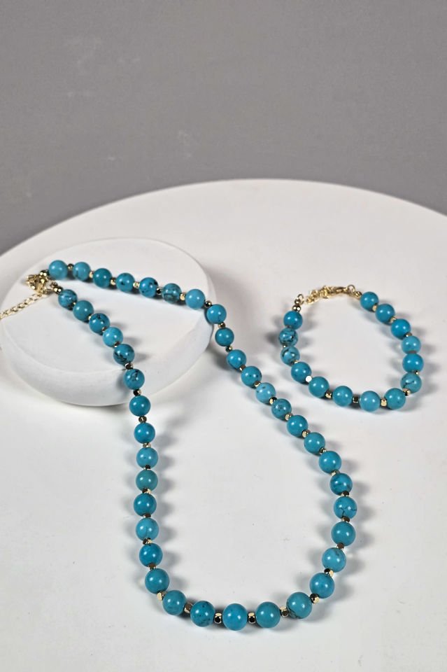 Turkuaz Kolye (5.Çakra/Boğaz Çakrası)