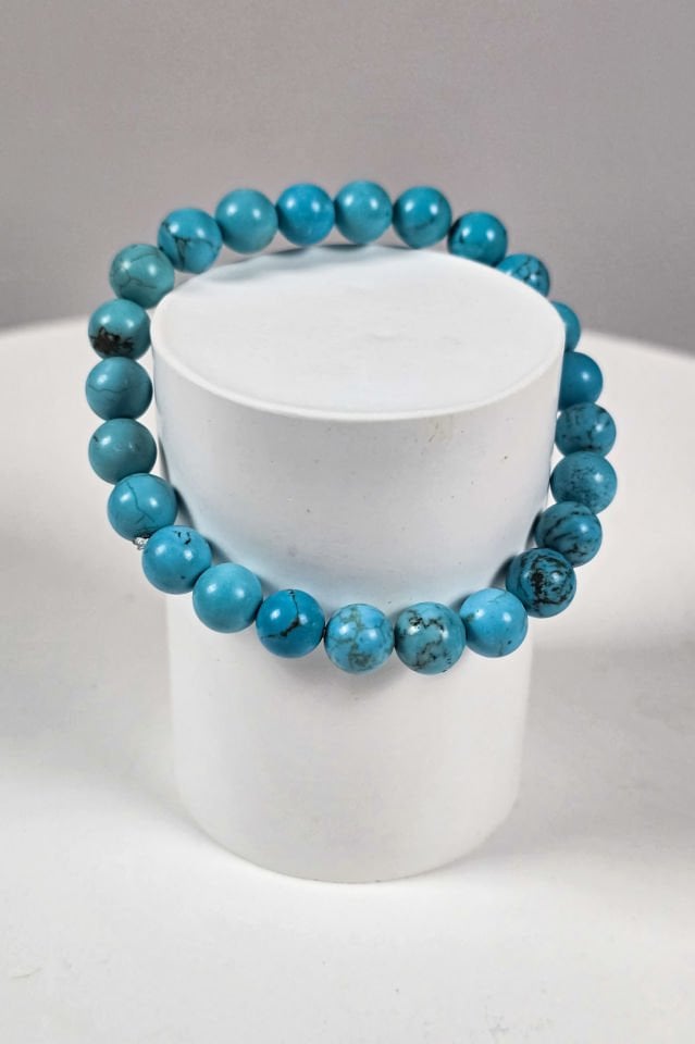 Turkuaz  Bileklik Erkek (5.Çakra / Boğaz Çakrası)