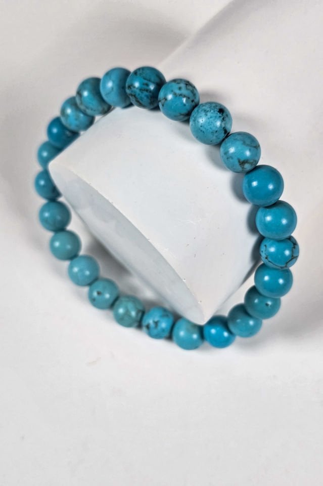 Turkuaz  Bileklik Erkek (5.Çakra / Boğaz Çakrası)