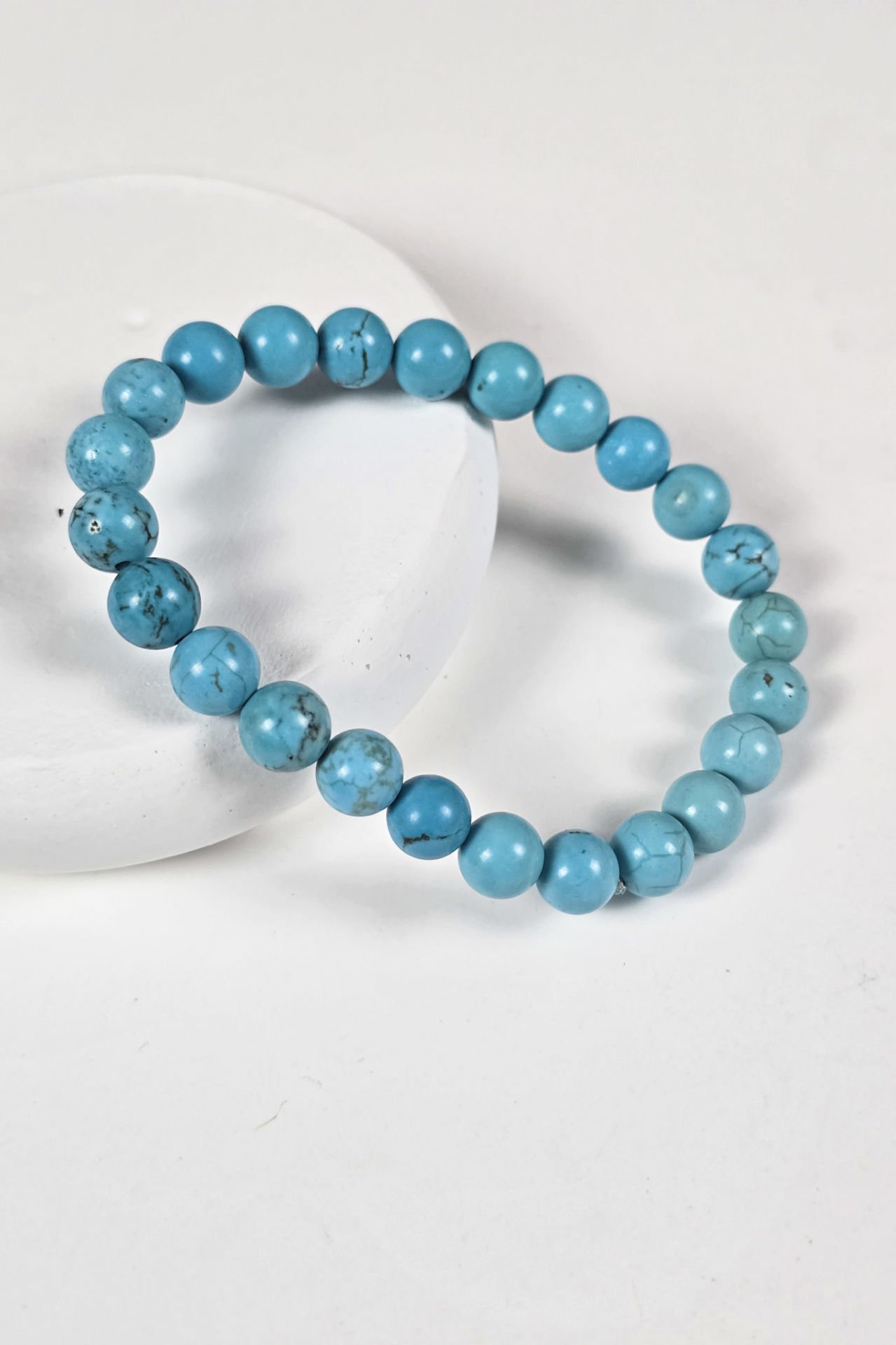 Turkuaz  Bileklik Erkek (5.Çakra / Boğaz Çakrası)