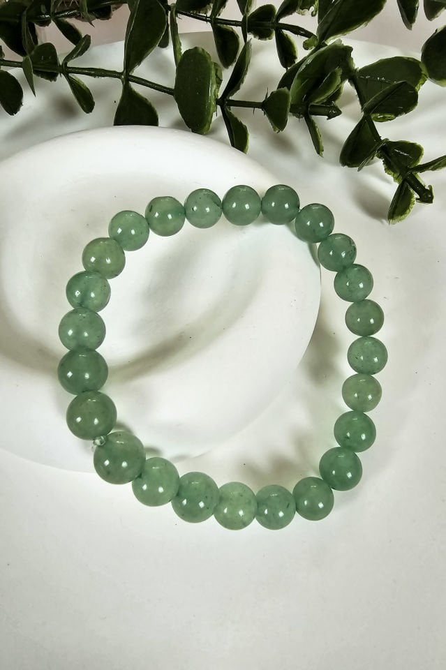 Aventurin Bileklik Erkek (4.Çakra/Kalp Çakrası Taşı)