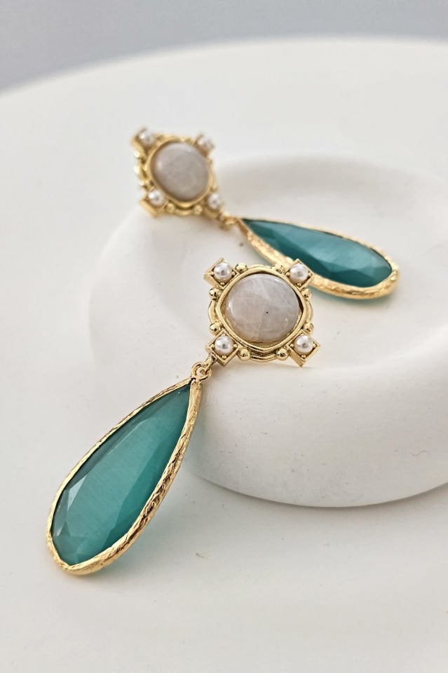 Splendid Küpe Turkuaz