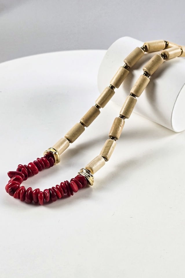 Terra Flame Mercan Kolye