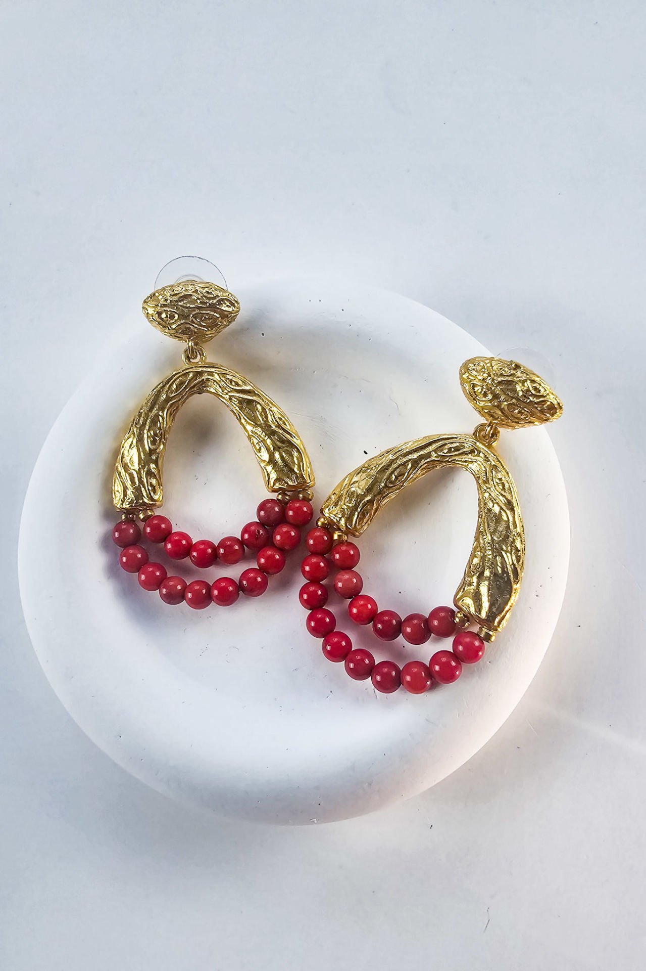 Ateşin Zerafeti Mercan Küpe