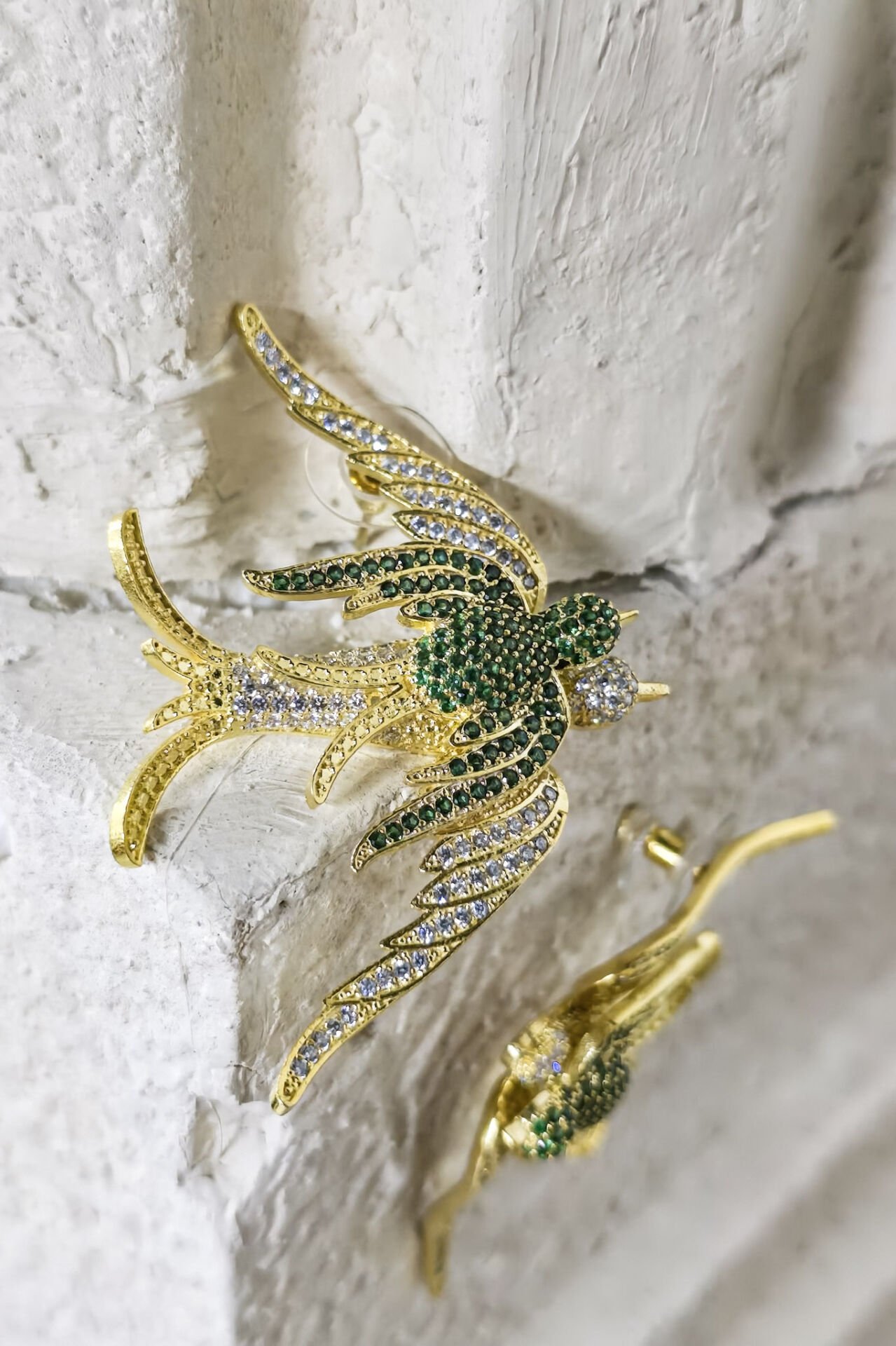 Kırlangıç Zirkon Taşlı Küpe