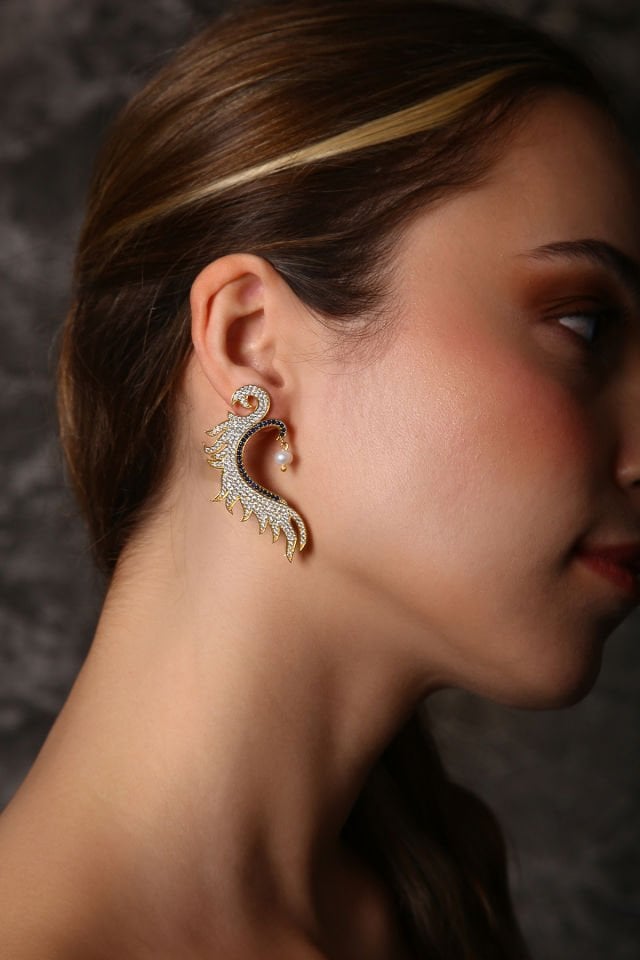 Flamma İncili Küpe