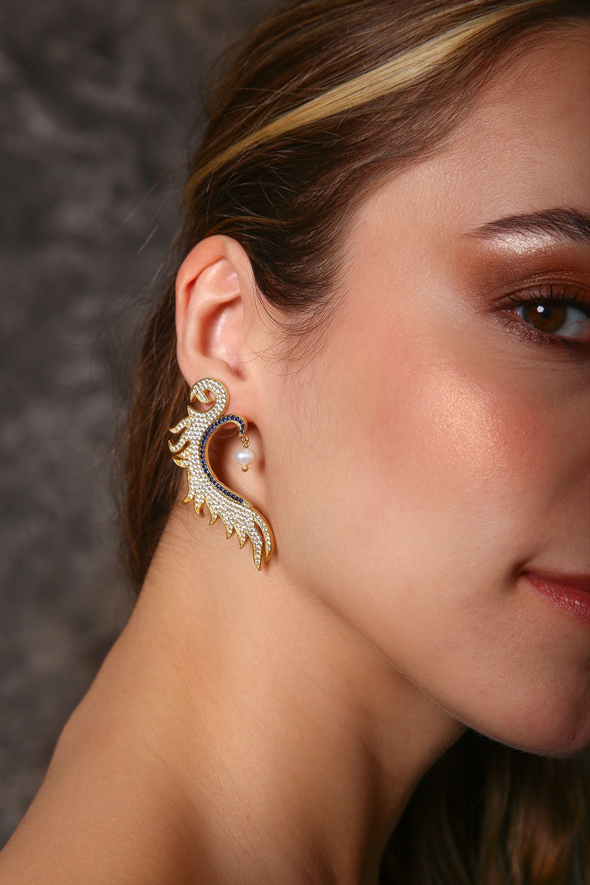 Flamma İncili Küpe