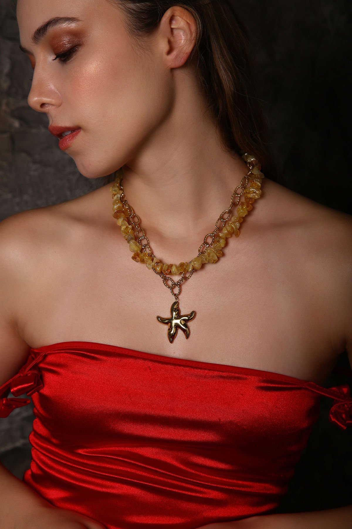 Solaris Sitrin Kolye (3.Çakra/Solar Pleksus Çakra Taşı