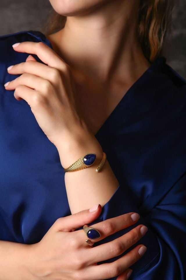 Azure Lapis Lazuli Yüzük