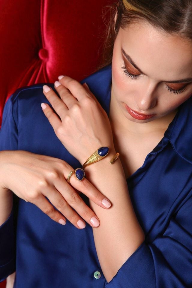 Azure Lapis Lazuli Yüzük