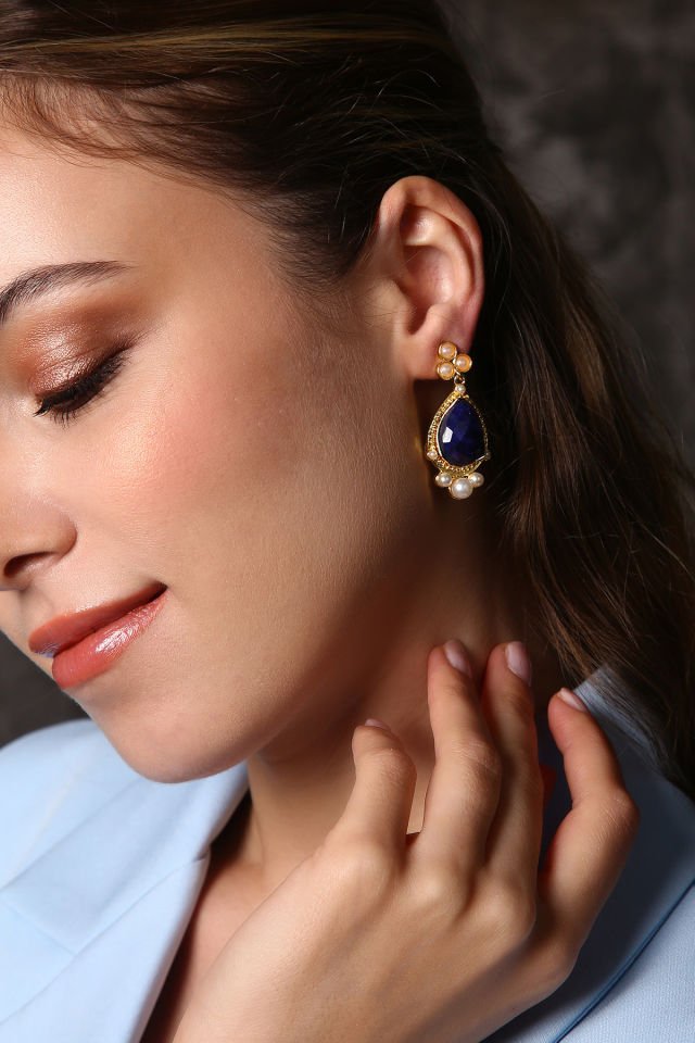 Royal Drop Küpe Zümrüt