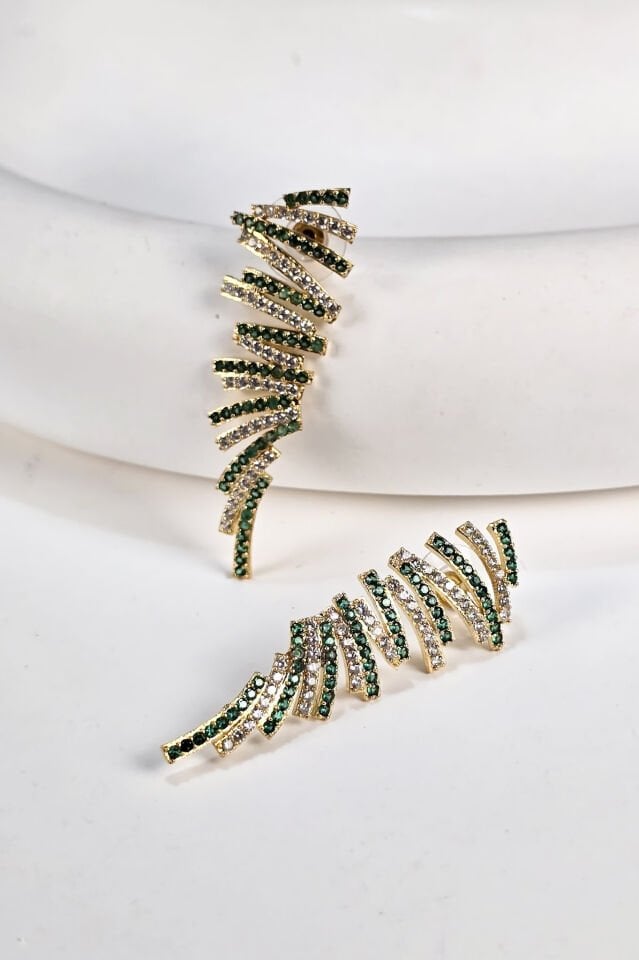 Rosefire Zirkon Taşlı Küpe