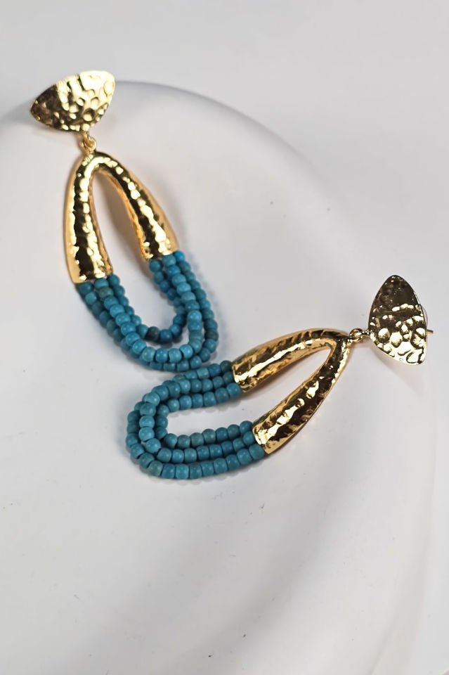 Romance Küpe Turkuaz