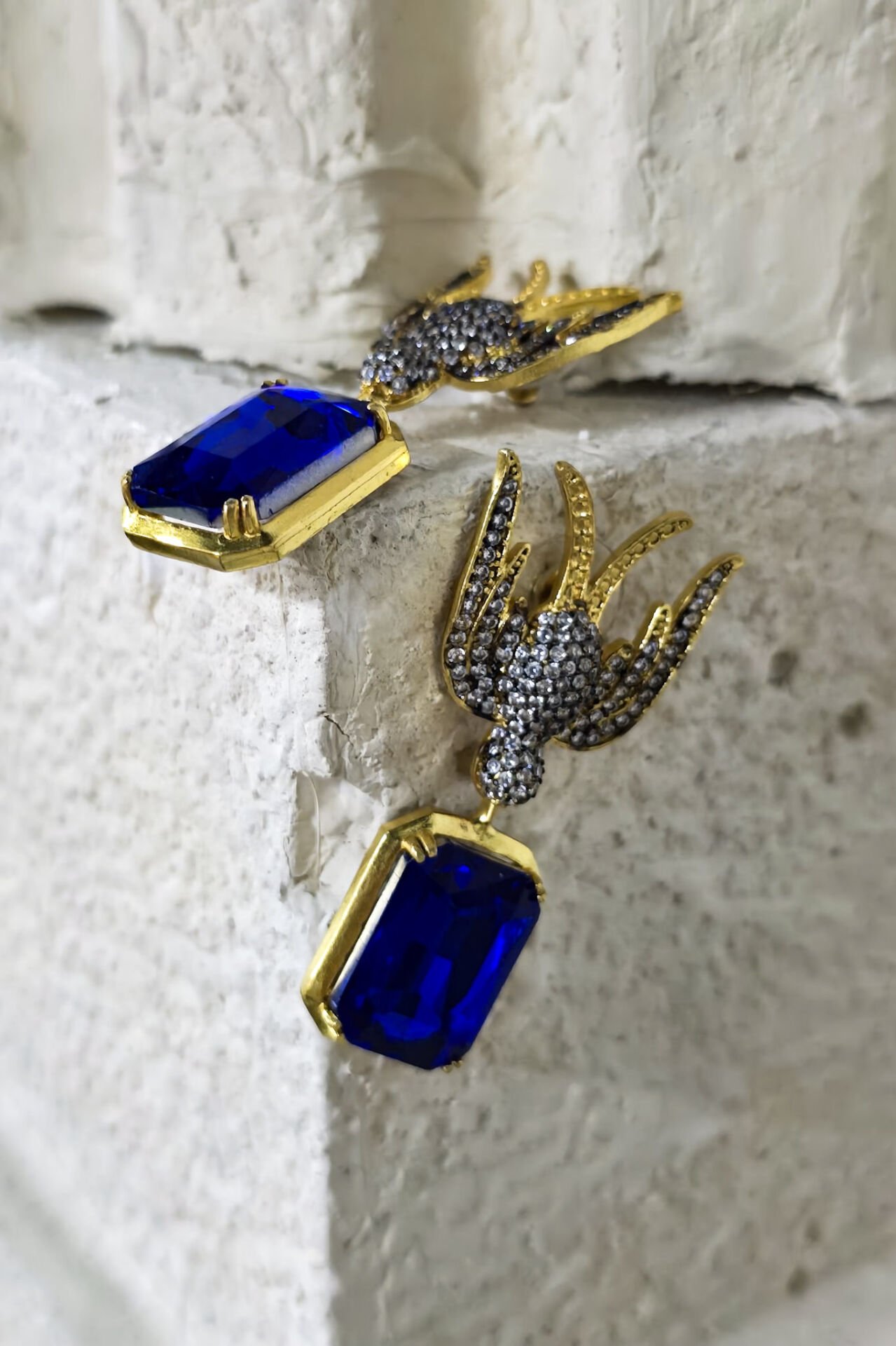 Magpie Küpe Lacivert