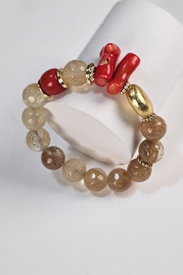 Terra Cotta Sitrin Bileklik